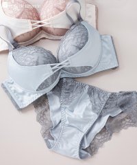 fran de lingerie/フランデランジェリー fran de lingerie 人気の「ふわ盛」パターン編み上げ風のセクシーランジェリー 「ふわ盛ブラ006 ペアブラジャー（ワイヤー有/506525507