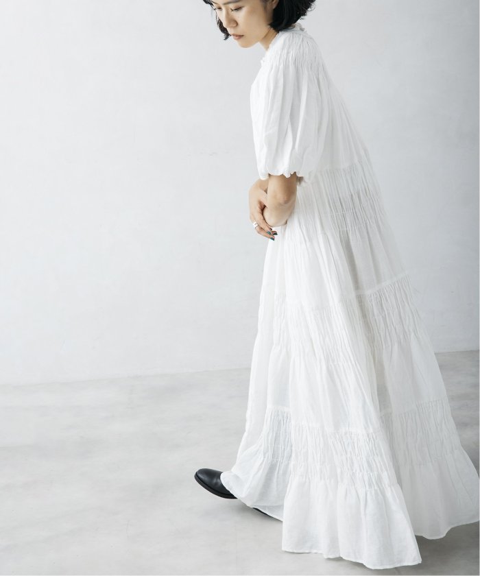 セール】【nude vintage×JOURNAL STANDARD】スモッキング