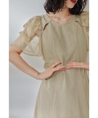 niana/ニアナ niana カットアウトドットチュールドレス カップ入り 胸パッド 結婚式 パーティードレス オケージョンドレス 同窓会 お呼ばれワンピース/506527156