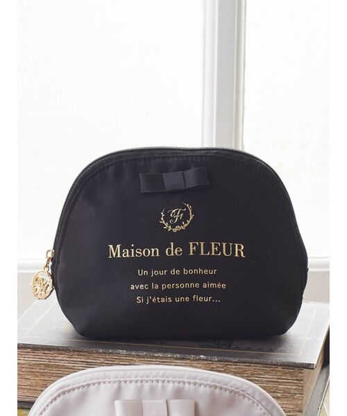 メゾン ド フルール Maison de FLEUR サテンリボンラウンド