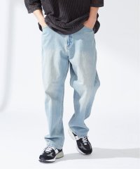 B.C STOCK/WIDE STRAIGHT DENIM PANTS/506529280