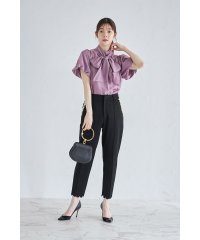 tocco closet luxe/トッコ クローゼット リュクス tocco closet luxe 2WAYボウタイリボン付きバルーンスリーブブラウス/506501858