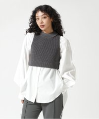 RoyalFlash/UN3D./アンスリード/WAFFLE SHORT KNIT VEST/ワッフルショートニットベスト/506531530