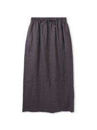 Droite Lautreamont/ドロワット ロートレアモン Droite lautreamont リネンギャザースカート≪洗濯機で洗える≫/506312343