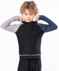 TeddyShop/テディショップ Teddyshop キッズ フード付きフロントジップ長袖ラッシュガード/504923758