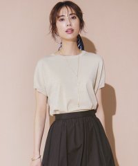 NIJYUSANKU（LARGE SIZE）/【洗える】レーヨンポリエステルストレッチ プルオーバー ラメニット/506487938