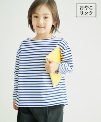 ROPE' PICNIC　KIDS/【KIDS】細ボーダー天竺トップス/リンクコーデ・WEB限定サイズ:110cm/506543732