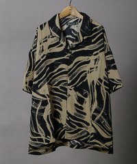 LUXSTYLE/ラグスタイル LUXSTYLE 総柄プリント開襟半袖シャツ/半袖シャツ オープンカラー アロハシャツ メンズ 夏 ビッグシルエット 総柄/506544584