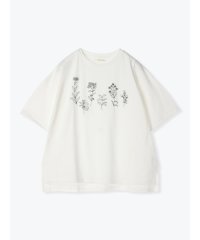 Hare no hi/花柄刺繍Tシャツ/506545807