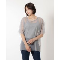 STYLEBLOCK/スタイルブロック STYLEBLOCK チュールレイヤードTシャツ/506389871