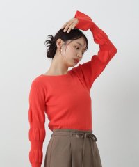 N Natural Beauty Basic/ウェーブスリーブニット/506531484