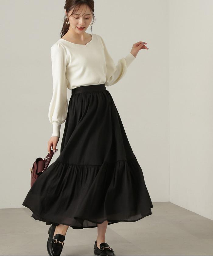 avec deuxclefs 24AW アイレットスカート