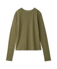 emmi atelier/オーガニックコットン強撚天竺トップス/506549803