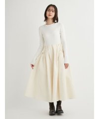 emmi atelier/ニットドッキングワンピース/506549828