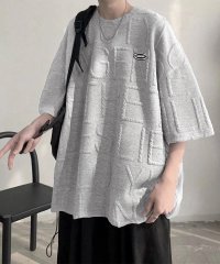 miniministore/ミニミニストア miniministore エンボス加工ロゴtシャツ メンズ 韓国風/506549907