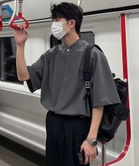 miniministore/ミニミニストア miniministore スタンドカラーシャツメンズ 半袖トップス/506549909