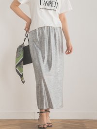 Droite Lautreamont/ドロワット ロートレアモン Droite lautreamont ラメストレッチスカート≪手洗い可能≫/506524472