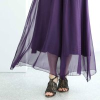 Sawa a la mode/サワアラモード Sawa a la mode ふわり揺れるシフォンワイドパンツ/506553753