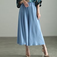 Sawa a la mode/サワアラモード Sawa a la mode 【低身長さんサイズ対応】低身長さんでも綺麗見えフレアワイドパンツ/506553761