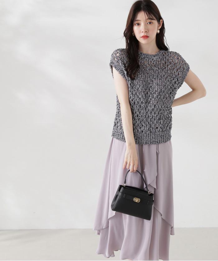 美品　ゴスロリ　ジャンパーワンピース　CLUB BODY LINE ローズ リボン付きギャザーワンピース | PROPORTION BODY DRESSING