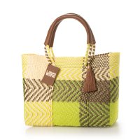WOVEN/ウーヴン WOVEN メルカドバッグ かごバッグ bk－bag－brown－s/504605877