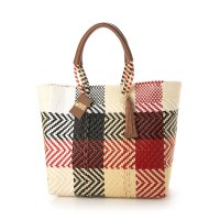 WOVEN/ウーヴン WOVEN メルカドバッグ かごバッグ bk－bag－mid－nv－wh－m/504605878