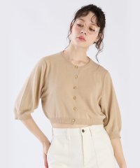 To b. by agnes b./WW26 CARDIGAN ショートスリーブニットカーディガン/506203465