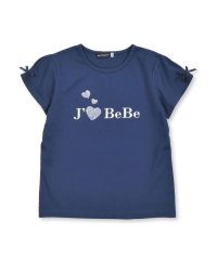 BeBe/ロゴハート刺しゅう天竺半袖Tシャツ(90~150cm)/506514381