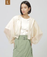エヴェックス バイ クリツィア　Lサイズ/【L】【夏の冷房対策に】【ウォッシャブル】シアージャージーカットブルゾン/506520866