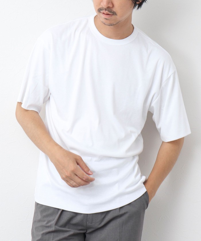 セール】《汗染み軽減》ペルー綿 ハイゲージフライス ダブル セール】《汗染み軽減》ペルー綿 ハイゲージフライス ダブル
