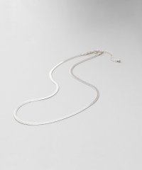 COCOSHNIK ONHITSCH/ココシュニック オンキッチュ COCOSHNIK ONKITSCH シルバー デザインチェーン フラットスネークネックレスM/506562022