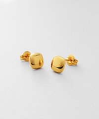 COCOSHNIK ONHITSCH/シルバー クッションシェイプ スタッドピアス GP/506562027