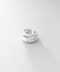 COCOSHNIK ONHITSCH/ココシュニック オンキッチュ COCOSHNIK ONKITSCH シルバー ダブルプランプ イヤーカフ（片耳用）/506562034