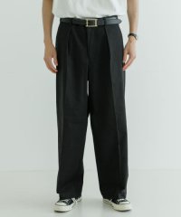 URBAN RESEARCH/ストレッチピーチツイルTUCK WIDE PANTS/506563909