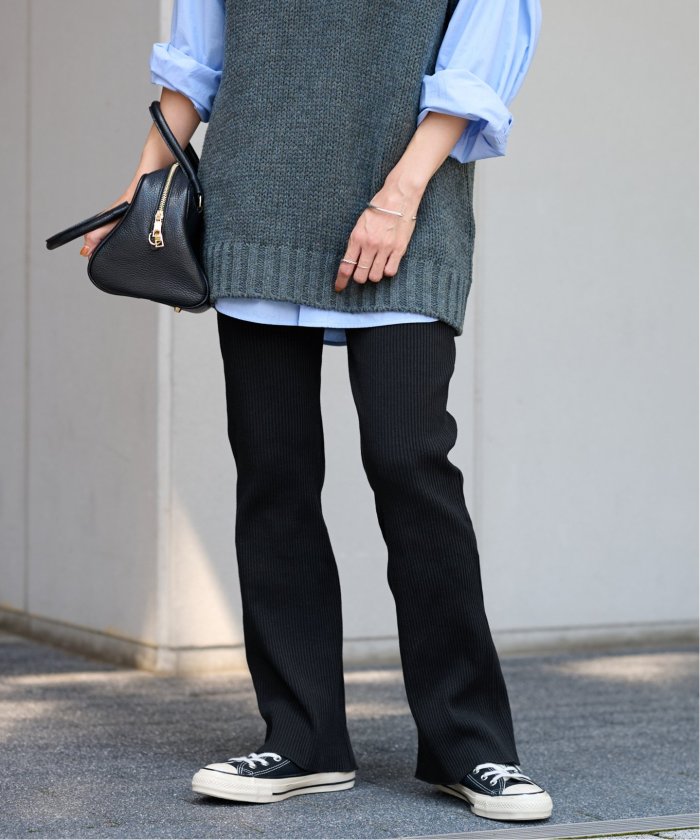 FRAMeWORK リブレギンス黒size38