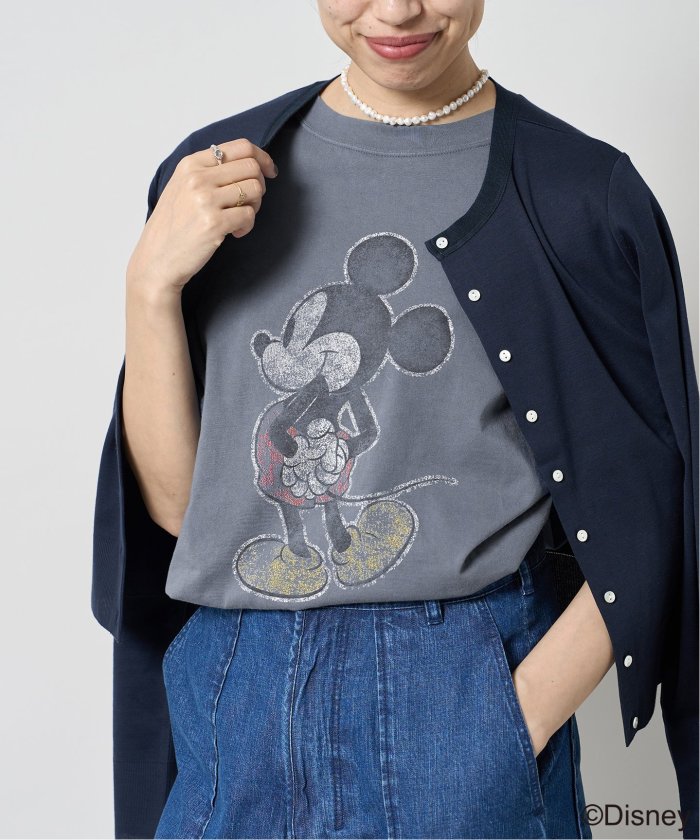 IENA R JUBILEE ミッキーマウス加工Tシャツ 定価17,380円