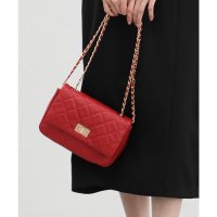 GLACIER/ハニーズ Honeys フラップショルダーバッグ 鞄 バッグ ショルダーバッグ フェイクレザー キルティング コンパクト レディース/505465016