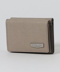 BLACK LABEL CRESTBRIDGE/エンボスレザークレストブリッジチェック3つ折りウォレット/506465777