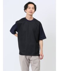 TAKA-Q/ドビーメッシュ切替 クルーネック半袖Tシャツ メンズ Tシャツ カットソー カジュアル インナー トップス ギフト プレゼント/506567651