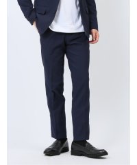 m.f.editorial/エムエフエディトリアル m.f.editorial スーパーストレッチ スリムフィット ノータックスラックス バーズアイ紺(セットアップ可能) メンズ パンツ /506569043