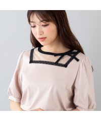 Rose Tiara(L SIZE)/【追加生産】ドットチュール切替カットソー/506569054