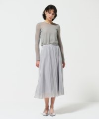 GRACE CONTINENTAL/フォイルラインプリーツスカート/506570316