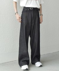 SHIPS any MEN/SHIPS any: ウォッシュド デニム セミフレア ワイド パンツ (セットアップ対応)◇/506571673