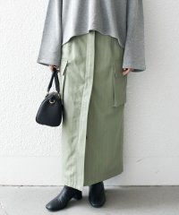 SHIPS any WOMEN/SHIPS any:〈洗濯機可能〉フロント ジップ カーゴ タイトスカート/506572054