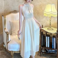 maison de LATIR/フォースメント Forcement 上質エレガントホルターネックロングドレス/506556367