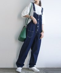and it_/アンドイット and it_ フロントボタンデニムサロペット サロペット デニム レディース オーバーオール 春 夏 コットン 綿100% コットン デニムパン/500878729