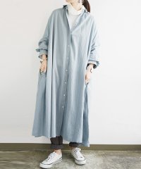 and it_/アンドイット and it_ ゆるコットンロングシャツワンピース シャツワンピ シャツ ワンピース レディース 春夏 綿100％ コットン100％ 長袖 ロング/502995562