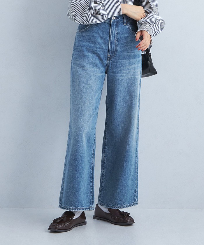 GLR DENIM ストレートワイドデニム 38 コバルト新品 GLR DENIM ストレートワイドデニム 38 コバルト新品 - メルカリ