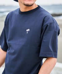 SUNNY SMITH/サニースミス Sunny Smith 11.6ウルトラヘビーオンス Heavy Smithヤシの木柄 ワンポイント刺繍Tee/506551957