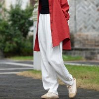 BACKYARD FAMILY/着痩せバルーンパンツ コットンリネン/506586561